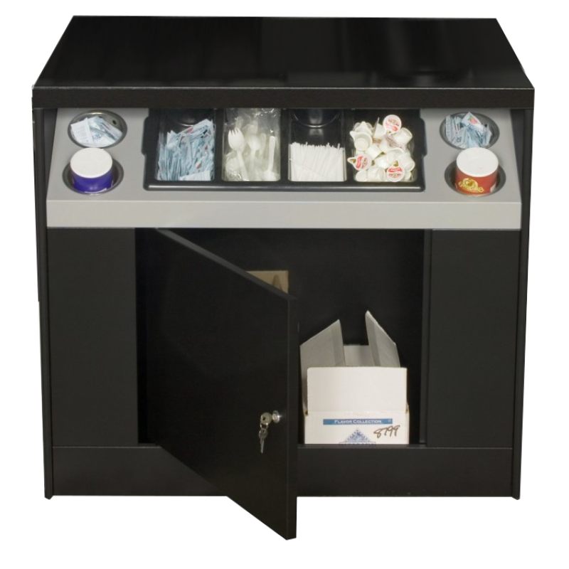 Deluxe Office Coffee Stand with Storage & Cylinders – Model OCS 360-D