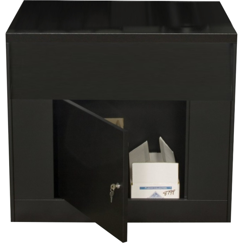 Deluxe Flat-Front Office Coffee Stand with Storage – Model OCS 360 D-FF