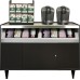 High-Capacity Coffee Station with Cutlery Bins – Model OCS490