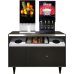 Coffee Station with Integrated Trash and Storage – Model OCS490-TRSF