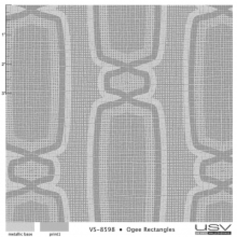 Ogee Rectangles Wall Vinyl