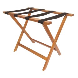 Wooden Luggage Rack, Medium Oak Finish, Standard