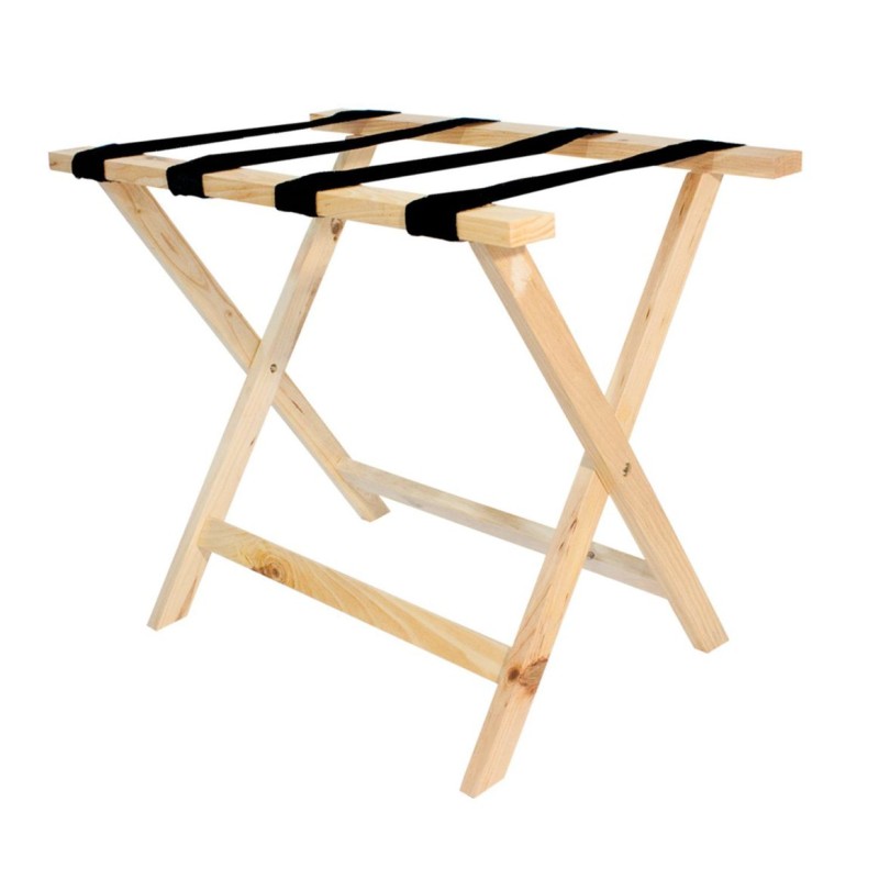 Wooden Luggage Rack, Natural Finish, Standard
