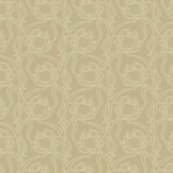 Rose Vine Batik Wall Vinyl