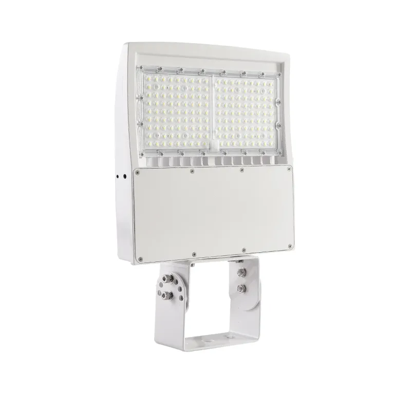 150W LED Shoebox Light White Housing AC 120~277V CCT 5000K | SBC8B-150W-120V-50K-W