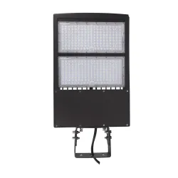 200W LED Shoebox Light Brown Housing AC 120~277V CCT 5000K Photocell | SBC8B-200W-120V-50K-P