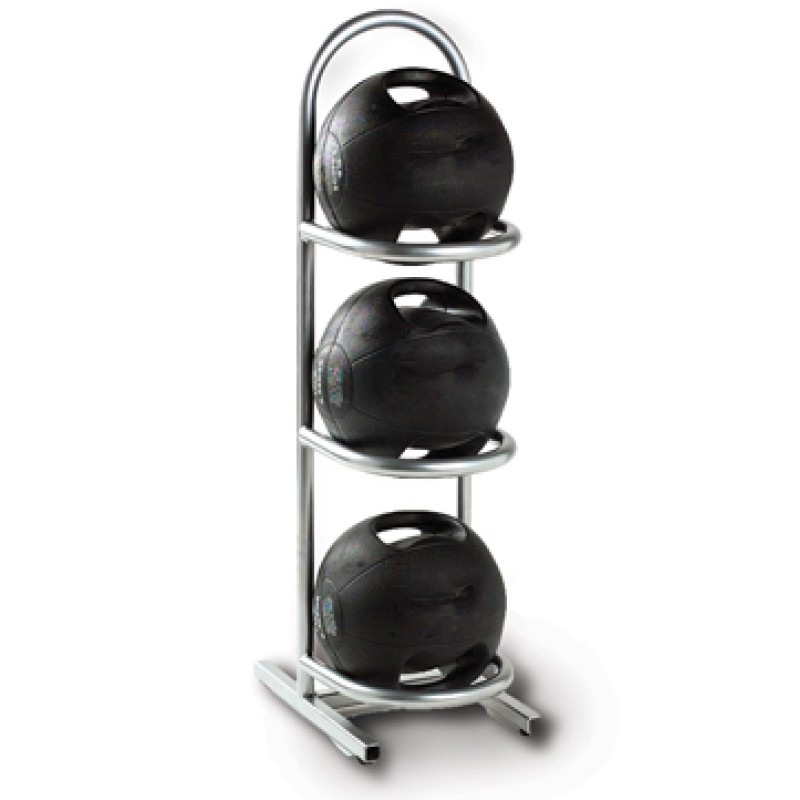 Handled Medicine Ball Set with Rack – Dual-Handle Core Fitness Training Kit