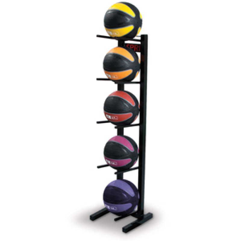 Medicine Ball Set with Rack – 5 Ball Kit (2–10 lb) for Full Body Training