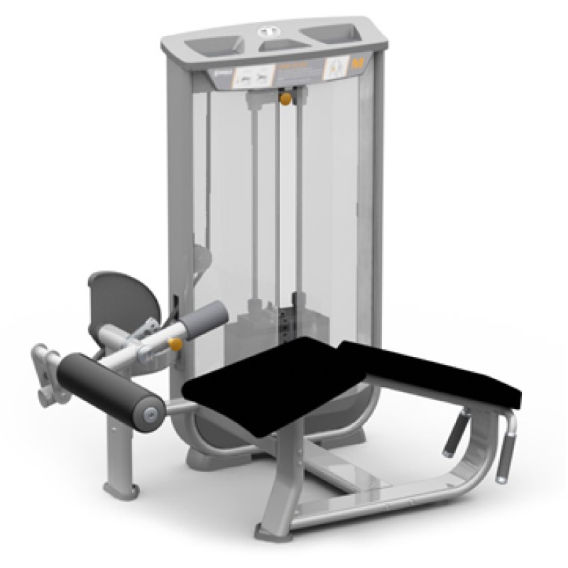 Prone Leg Curl Machine with 240 lb Weight Stack – Commercial Gym Equipment