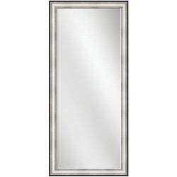 Full Length Mirror Silver w/ Black line Frame 24 x 60