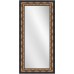 Full Length Wall Mirror 24" x 60" – Silver Frame with Gold Accent (Vertical/Horizontal Mount)