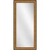 Full Length Mirror 24" x 60" – Antique Gold & Black Frame (3 3/8"), Wall Mounted