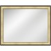 Vanity Mirror 36" x 48" Gold with Black Line Frame – Decorative Wall Mirror
