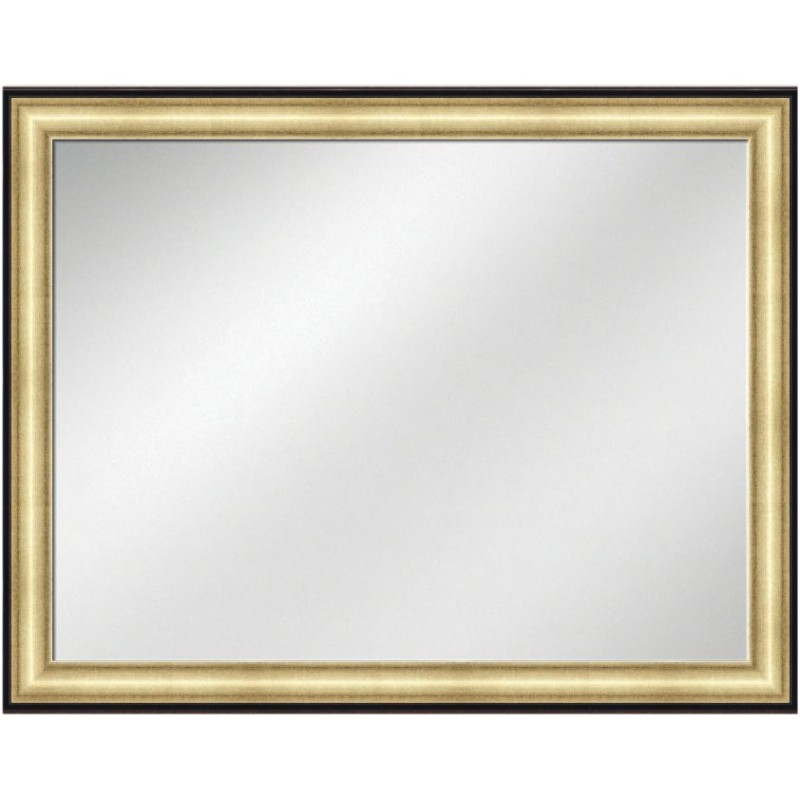 Vanity Mirror Gold w/ Black line Frame 36 x 48