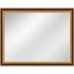Vanity Mirror Gold Frame w/Mahogany 36 x 48