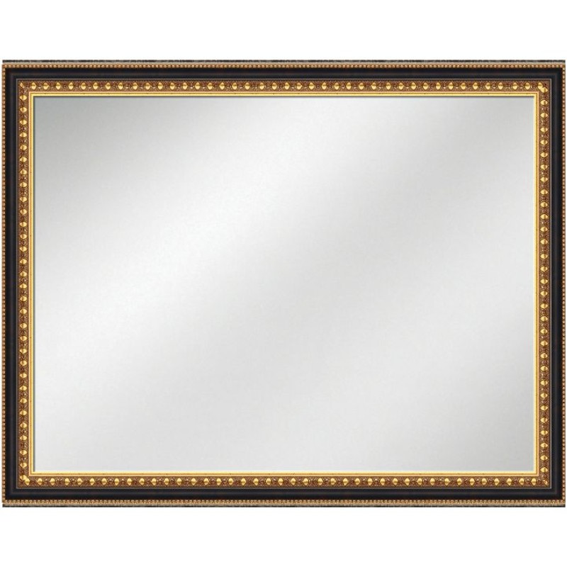 Gold Frame w/Black 36 x 48 Vanity Mirror