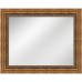 Vanity Mirror Antique Gold Frame 36" x 48" – Slim Profile (Custom Sizes Available)