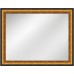 Vanity Mirror Antique Gold with Black Frame 36" x 48" (Custom Sizes Available)