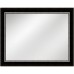 Vanity Mirror Dark Espresso Frame 36" x 48" – Premium Profile (Custom Sizes Available)