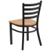 Restaurant Chair - Natural Wood Seat