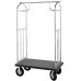 Bellman’s Cart Stainless Steel – Gray Carpet & Gray Bumper | 1200 lb Capacity