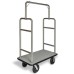 Heavy Duty 25" Stainless Bellman’s Cart – 1½" Tubing | Commercial Luggage Cart | LOG10409
