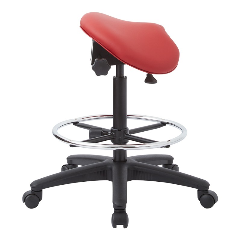 ST205-R100 Backless Stool with Saddle Seat