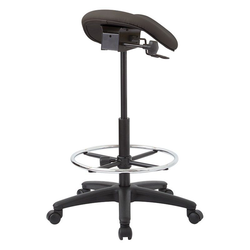 ST205-R111 Backless Stool with Saddle Seat