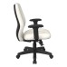 3121-R101 Mid Back 2-to-1 synchro Tilt Chair with 2 -Way Adjustable Soft Padded Arms