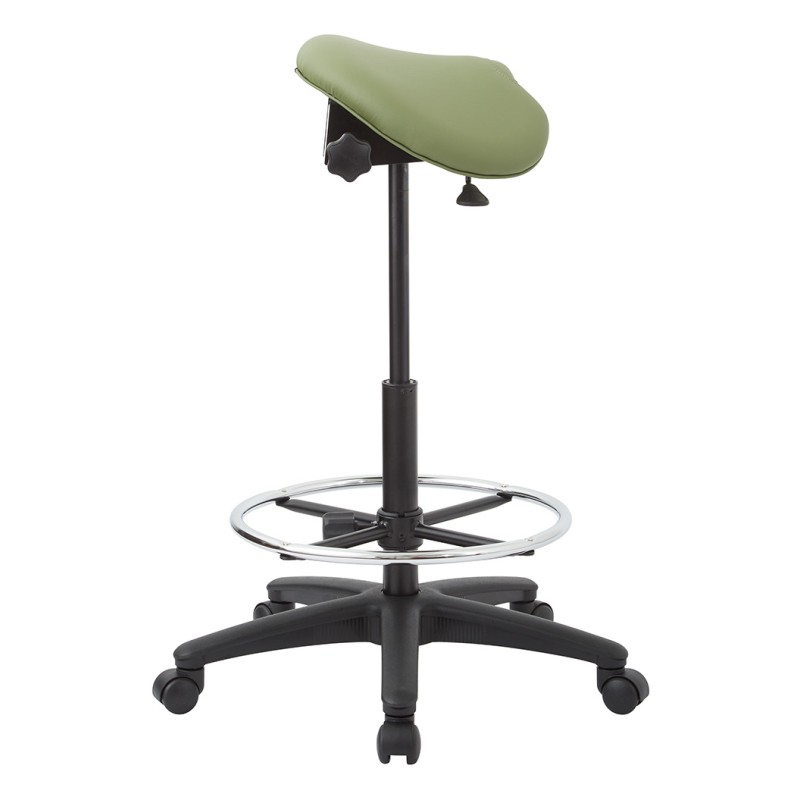 ST205-R106 Backless Stool with Saddle Seat