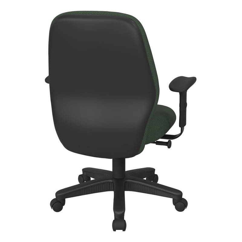 3121-106 Mid Back 2-to-1 synchro Tilt Chair with 2 -Way Adjustable Soft Padded Arms