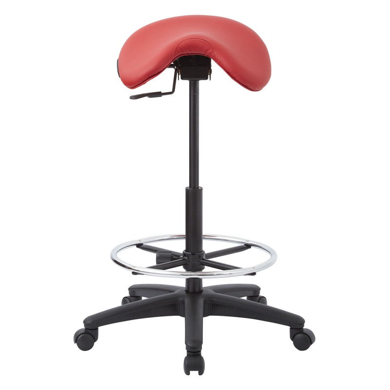 ST205-R100 Backless Stool with Saddle Seat
