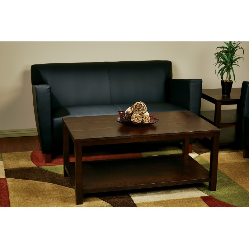 MRG12R-ESP Merge 42" Rectangular Cocktail Table (Espresso)