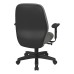 3121-107 Mid Back 2-to-1 synchro Tilt Chair with 2 -Way Adjustable Soft Padded Arms