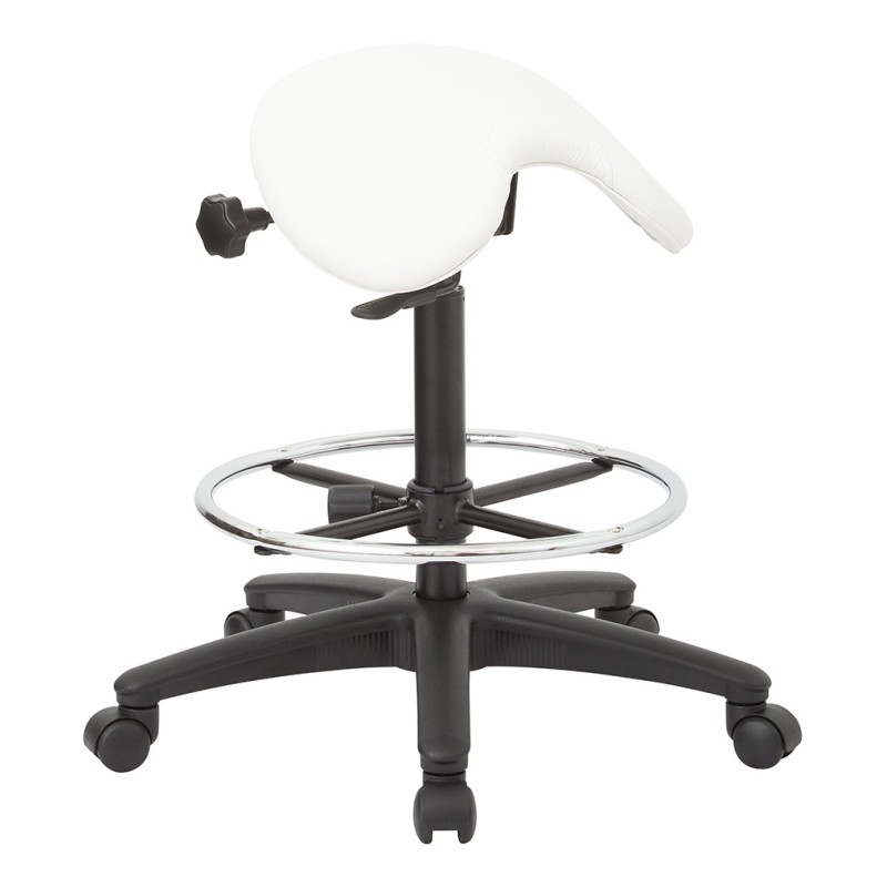 ST205-R101 Backless Stool with Saddle Seat