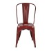 BRW29A2-ARD Bristow Armless Chair, Antique Red, 2 Pack