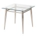 MG0922S-NB Brooklyn Glass Square Top End Table