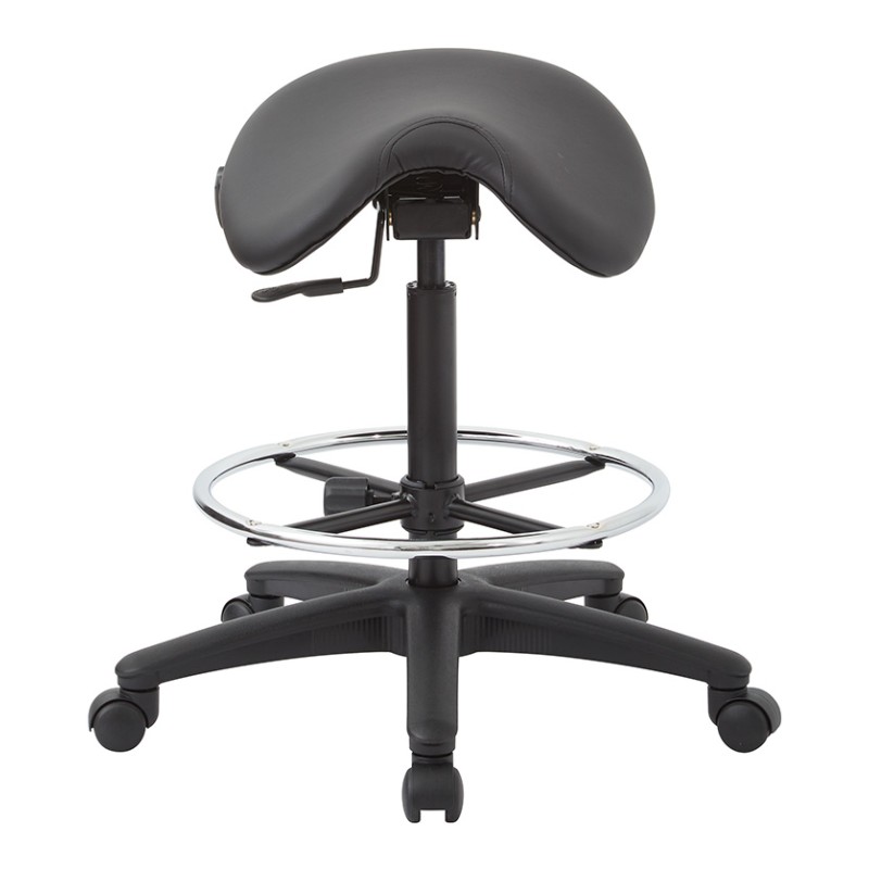 ST205-R107 Backless Stool with Saddle Seat