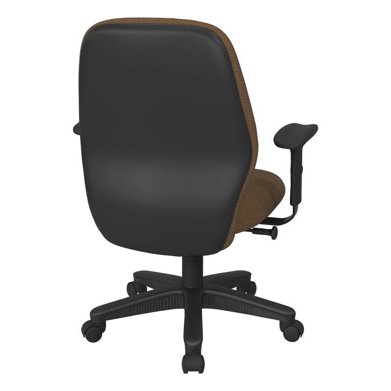 3121-108 Mid Back 2-to-1 synchro Tilt Chair with 2 -Way Adjustable Soft Padded Arms