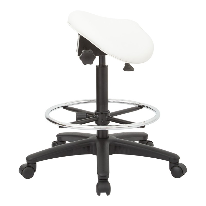 ST205-R101 Backless Stool with Saddle Seat