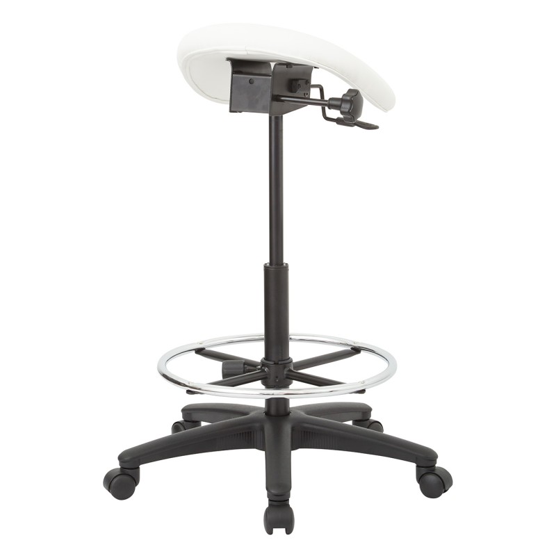 ST205-R101 Backless Stool with Saddle Seat