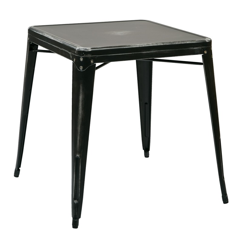BRW432-AB Bristow Antique Metal Table in Antique Black (KD)