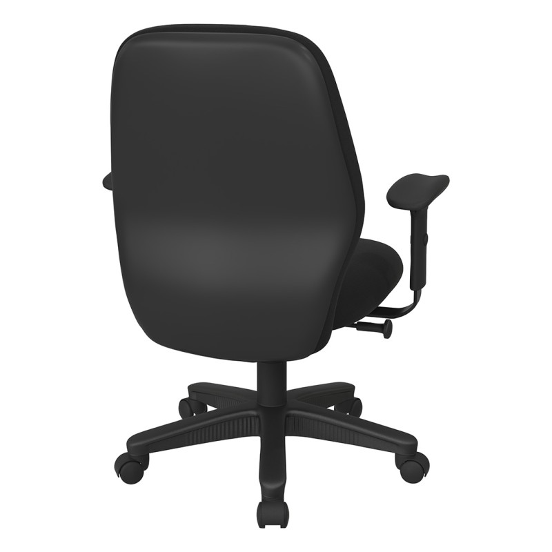 3121-231 Mid Back 2-to-1 synchro Tilt Chair with 2 -Way Adjustable Soft Padded Arms