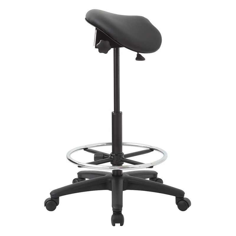 ST205-R107 Backless Stool with Saddle Seat