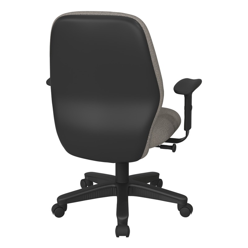 3121-294 Mid Back 2-to-1 synchro Tilt Chair with 2 -Way Adjustable Soft Padded Arms