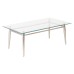 MG1242S-NB Brooklyn Glass Top Coffee Table