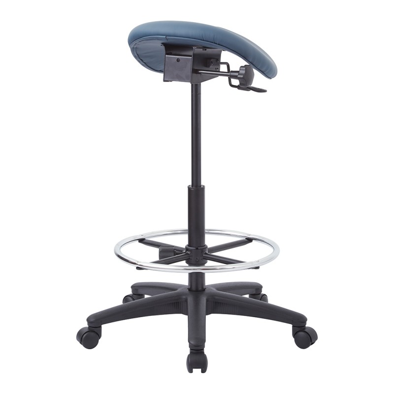 ST205-R105 Backless Stool with Saddle Seat