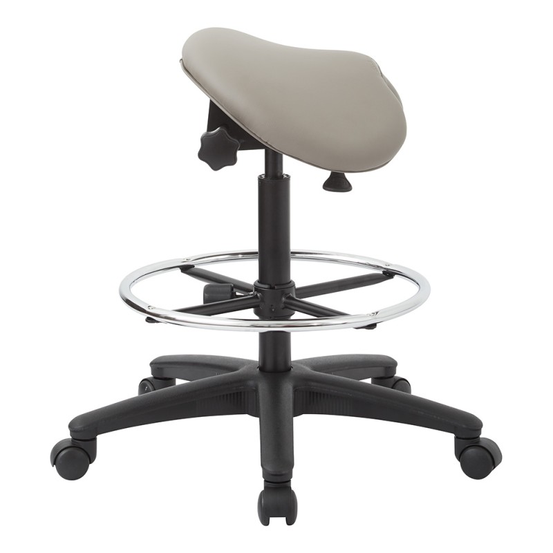 ST205-R103 Backless Stool with Saddle Seat