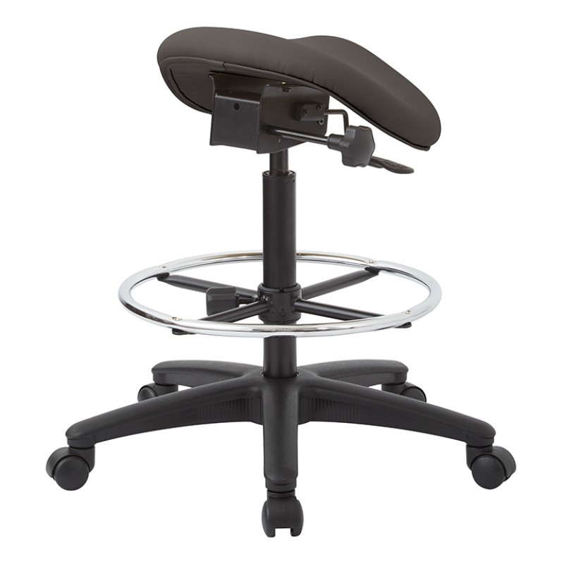 ST205-R111 Backless Stool with Saddle Seat