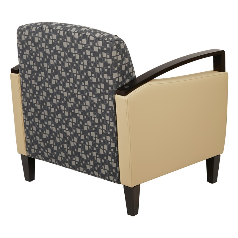 MST51-K108/R104 Main Street 2-Tone Custom Fabric Chair